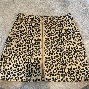 Leopard print skirt. Altar’d states.  Size small